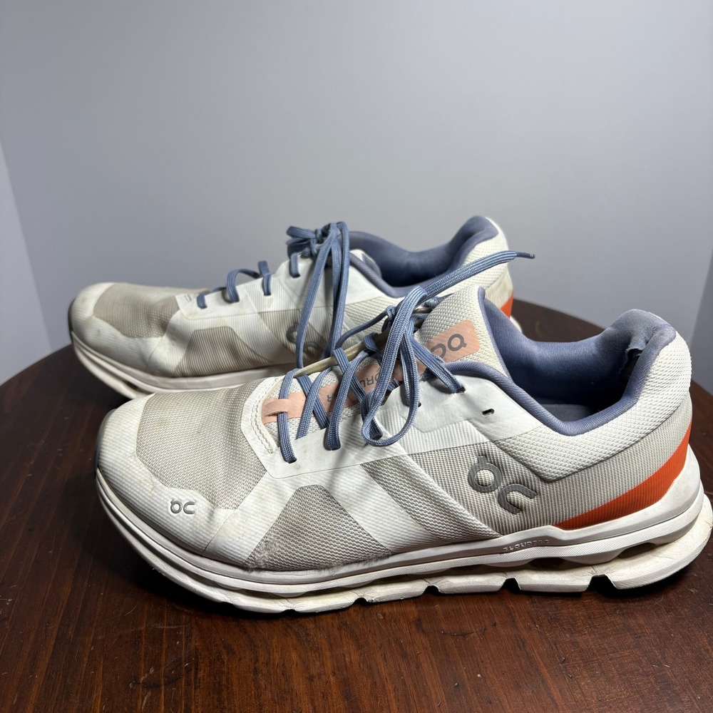 On Cloudrunner Running Shoes Womens Size 11 White Orange Cloudrunner 56.98036